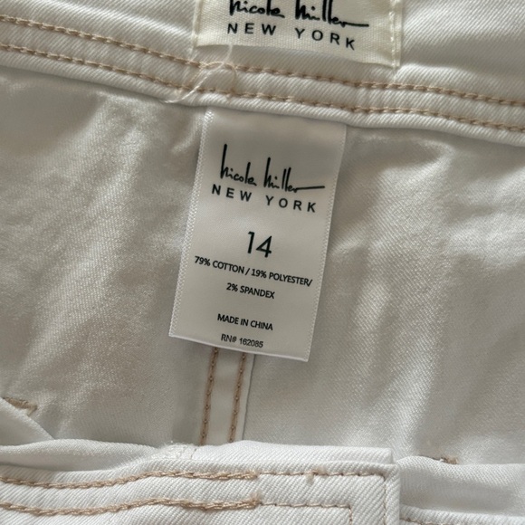 BNWT Elegant White Women's Nomad Super High Rise Wide Leg by Nicole Miller - Picture 7 of 10